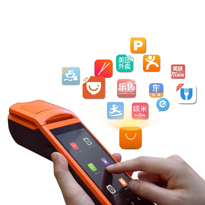 Xeumior SM V1S Android 3g pos система 5 дюймов дисплей Мобильный портативный принтер смарт
