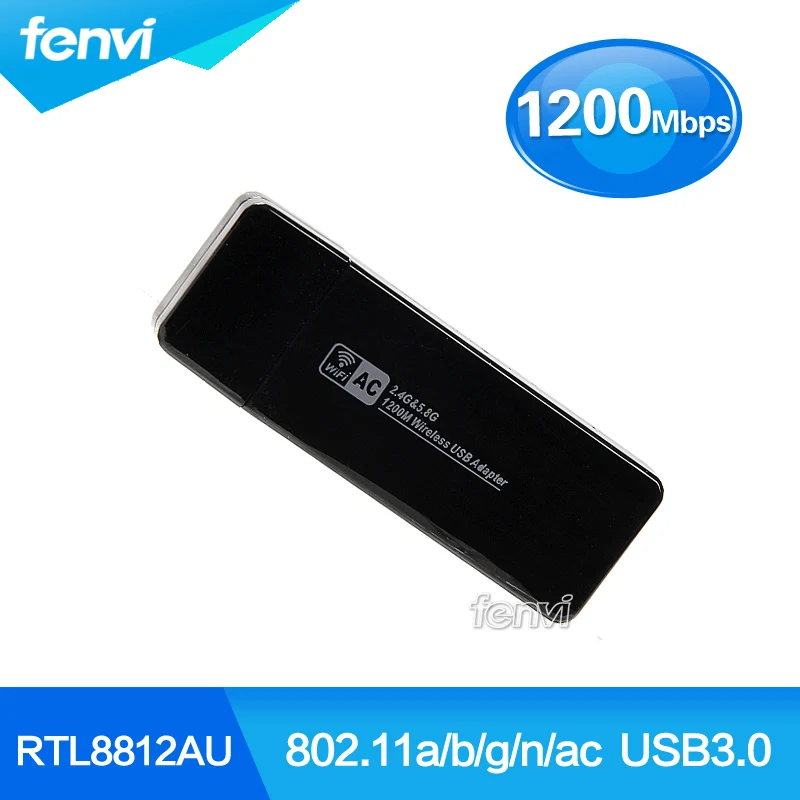 Fenvi Dual Band 802.11AC USB 3 0 AC 1200 Мбит/с 2 4 ГГц 5 WI-FI Lan Dongle Беспроводной-AC м Wlan адаптер |