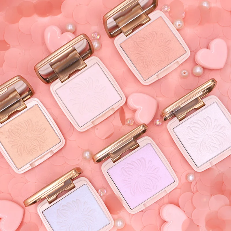 

Highlighter Powder Palette Shimmer Long Lasting Contour Powder for Face Makeup ---MS