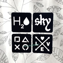 1 шт 4 стиля химические символ трафареты для татуировок хной Женщины Макияж инструменты татуировка в летнем стиле шаблон паста боди-арт DIY рисунки