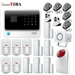 SmartYIBA G90B плюс Беспроводной безопасности Allarme Casa WI-FI GSM GPRS Alarme Residencial сем сети IP камеры Alarma Hogar