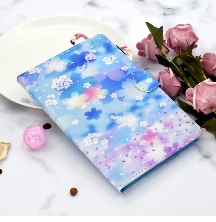 Модный чехол с рисунком для iPad Air 2/iPad 6 Funda чехлы из искусственной кожи Стенд в виде ракушки