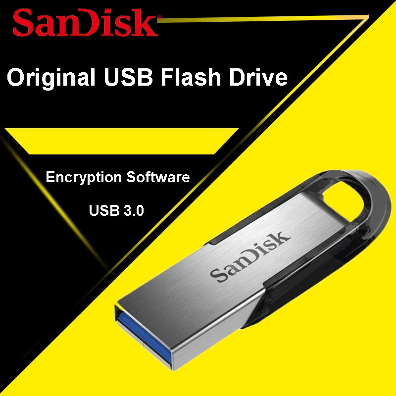 SanDisk USB Flash Drive 128GB 16GB 130MB/S ULTRA FLAIR Memory Stick Pen