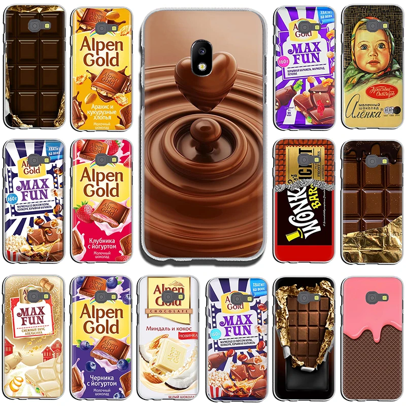 Жесткий чехол для телефона alenka bar wonka chocolate Samsung GaLaxy J6 J7 J1 J2 J3 J5 2015 2016 2017 Prime |