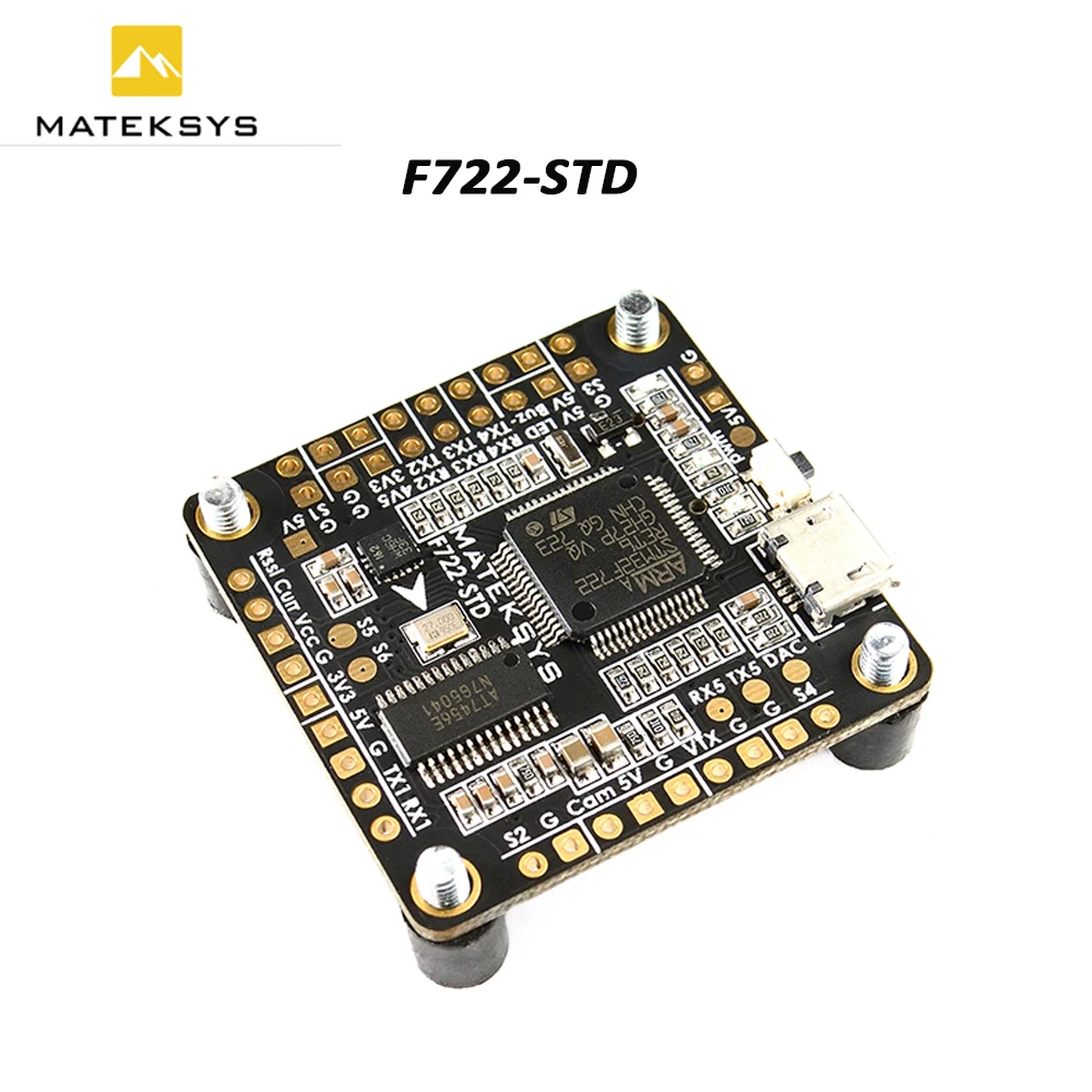 Контроллер полета matek System F722 STD STM32F722 встроенный барометр OSD BMP280 для