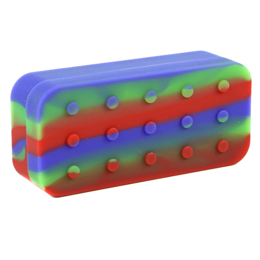 1pcs 75ml large capacity Silicone Concentrate wax Container rectangle Assorted Colors | Дом и сад