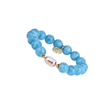 Bracelet Avec Pierre Larimar