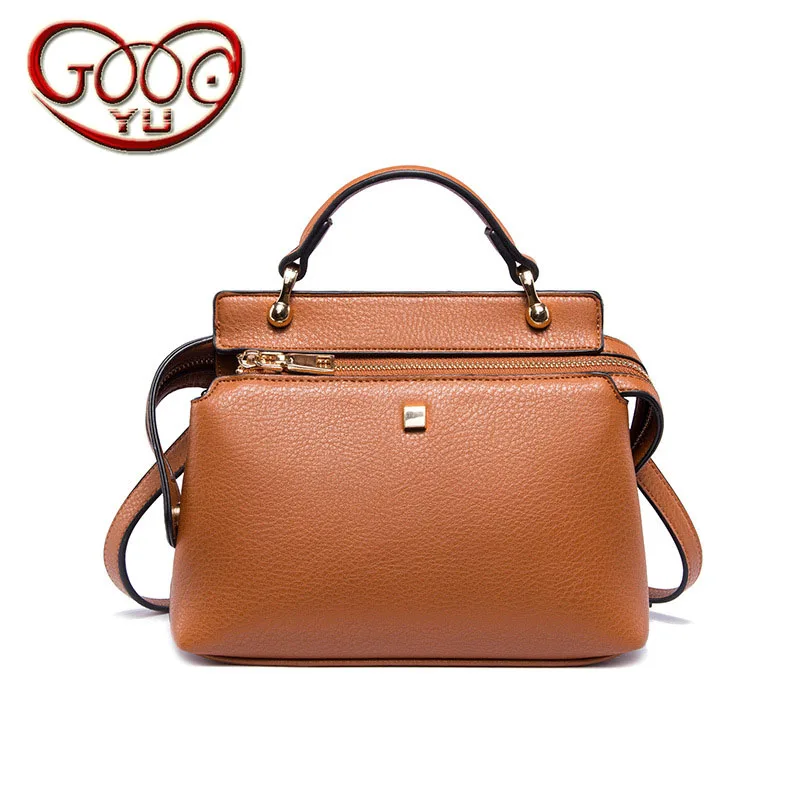 

Retro style simple new women's high-quality PU leather zip shoulder bag wild multi-color trend handbag