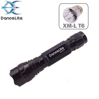 

Cost-effective DanceLite WF-501B XML XM-L T6 1000LM Portable LED Flashlight, EDC Waterproof Working Torch
