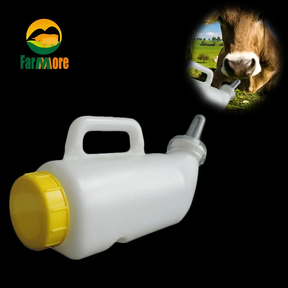 2L Calf Feeding Bottle Sheep Cattle Drinkers Animal Weaning Silicone