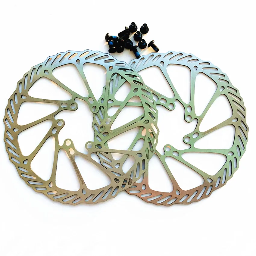 50PCS HS1 Diameter 160MM Mountain Bike Brake Disc MTB Disc Brake Rotor with Screw and G3 160MM