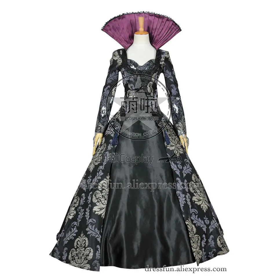 Once Upon A Time (season 3 4) Cosplay Evil Queen Regina Mills Costume