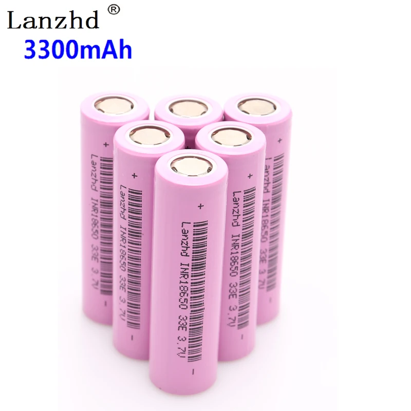6 шт INR18650 батареи 18650 Батарея литий ионная батарея 3 7 v 30a 18650VTC7 3300 мА/ч