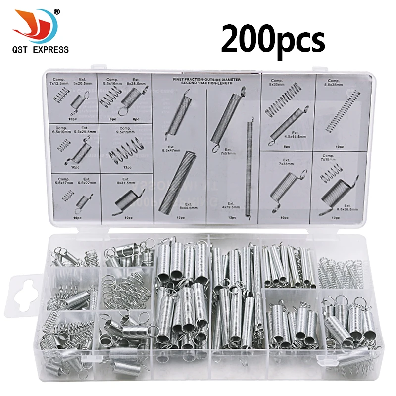 

200pcs Hardware spring spring tension spring pressure suit agoup with