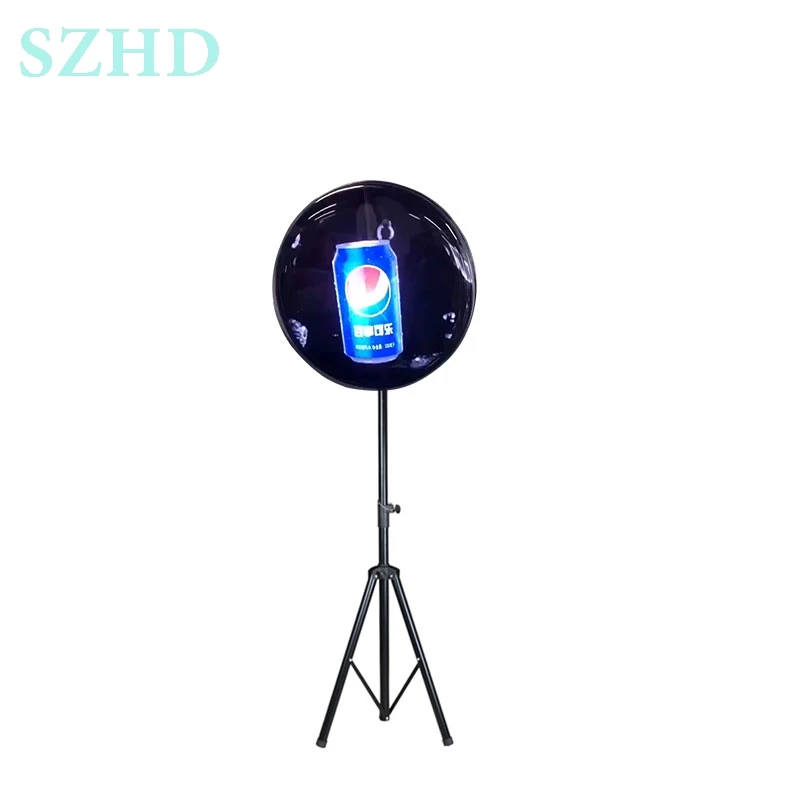 Universal 42cm 50cm 60cm 65cm 70cm 100cm 3d hologram fan adveretising display led fan bracket stand