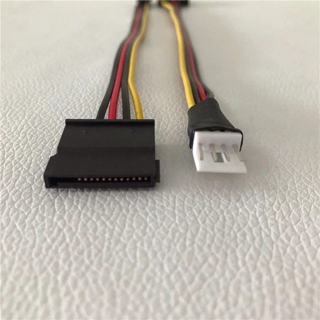 Adattatore Alimentazione FDD A SATA - Cavo 20cm, 4 Pin Femmina A 15 Pin Femmina, Per Schede Madri ITX - Foto 9