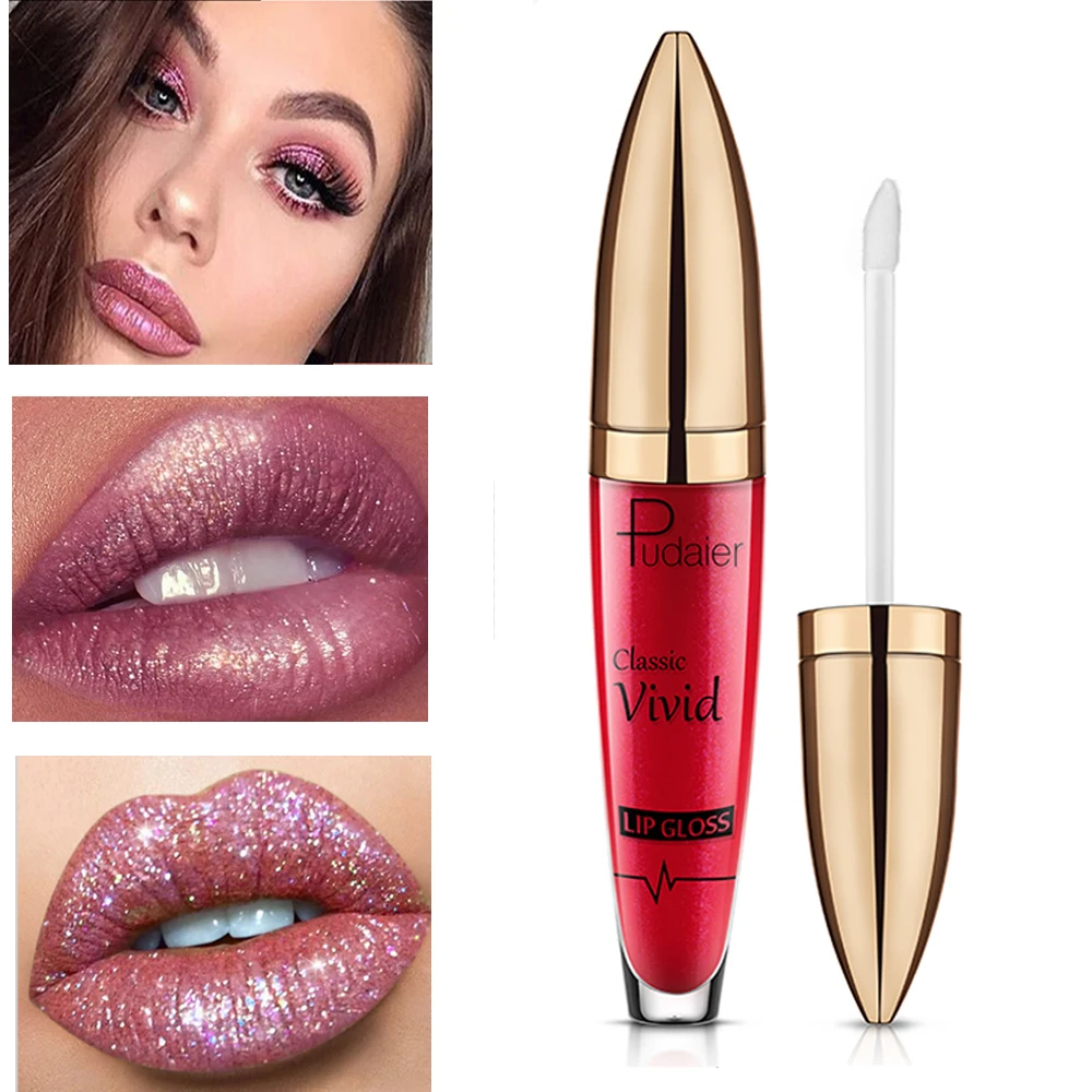 

6X Matte Liquid Lip Gloss Glitter 18 Colors Diamond Waterproof Liquid Lipstick
