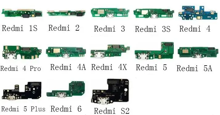 USB порт зарядное устройство док разъем гибкий кабель для Xiaomi redmi 1S 2A 3 3S 4 4A X 5 5A 5Plus 6 S2 плата с зарядным портом