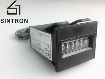 

[SINTRON] 10 pcs 12V 6 Digits Mechanical Arcade Coin Counter Meter For Coin Selector Operated Vending Machines