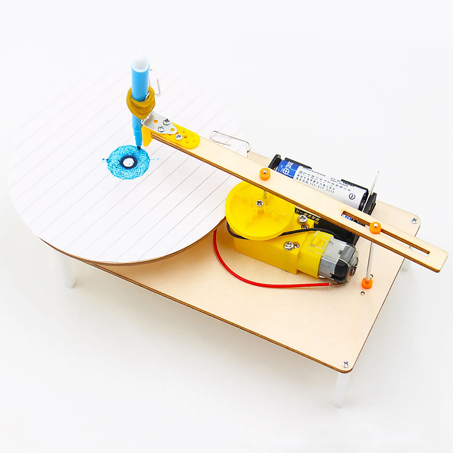 

Wooden DIY Electric Plotter Kit Physics Scientific Experiment Educational Toy for Kids Children School Project Homework