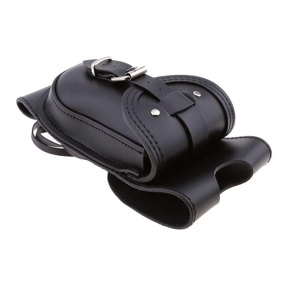 Leather Motorcycle Tank Cover Panel Pad Bib Bra W/Pouch Motorbike Oil Fuel tank Bag For Harley SPORTSTER XL883 1200