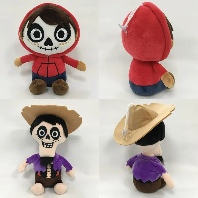 Hot Cartoon Movie Coco Plush Toy 30cm Miguel Hector Dante Dog Stuffed Dolls Children New Year 2