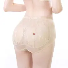 Free shipping New Sexy Panty Knickers Buttock Backside Bum Padded Butt Enhancer Hip Up Underwear 2 pads insert Pants