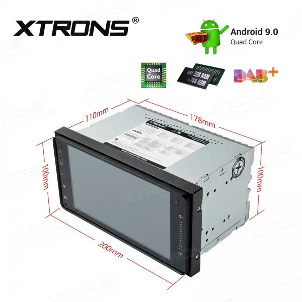 Discount XTRONS 9" Android 9.0 Car Multimedia Stereo Player For Toyota RAV4 Corolla Prado Plug Play Design Radio GPS WIFI TPMS OBD NO DVD 4