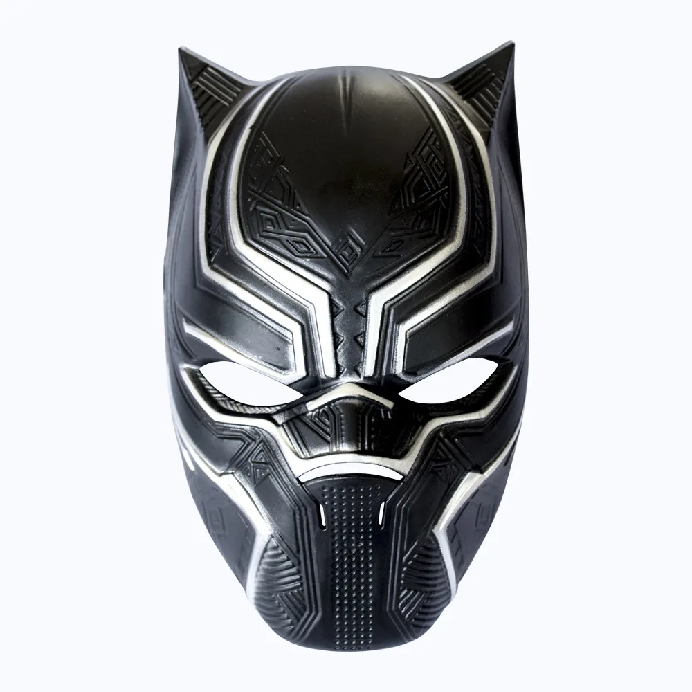 Black Panther Mask Marvel Movie Super Hero Savior Mask Helmet Cosplay Costume Halloween Party Masquerade Decoration Props (1)