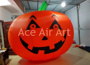 

10 Feet Diameter Giant Inflatable Pumpkin model,Halloween Decoration smiling face on pumpkin on discount