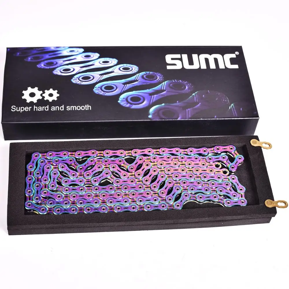 Rainbow SUMC SX12SL велосипедная цепь 126L 12 цепь для скоростного велосипеда с MissingLink для горных/велосипедных частей, оригинальная коробка