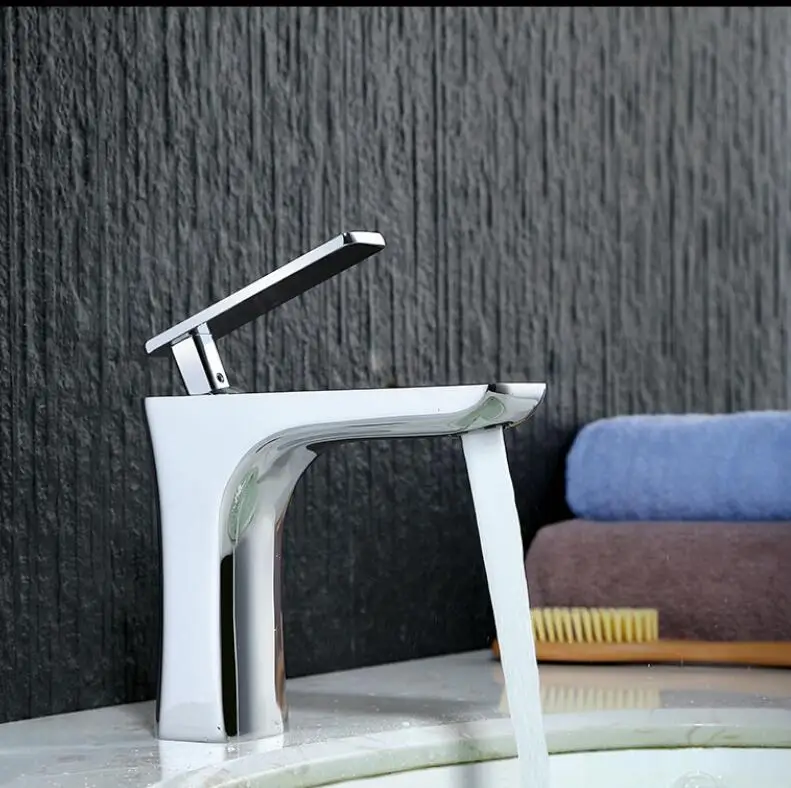 Basin Faucet White Basin Mixer Brass Crane Bathroom Faucets Hot and Cold Water Mixer Tap Contemporary Mixer Tap torneira basin faucets antique black oil brass crane bathroom faucets hot and cold water mixer tap contemporary mixer tap torneira