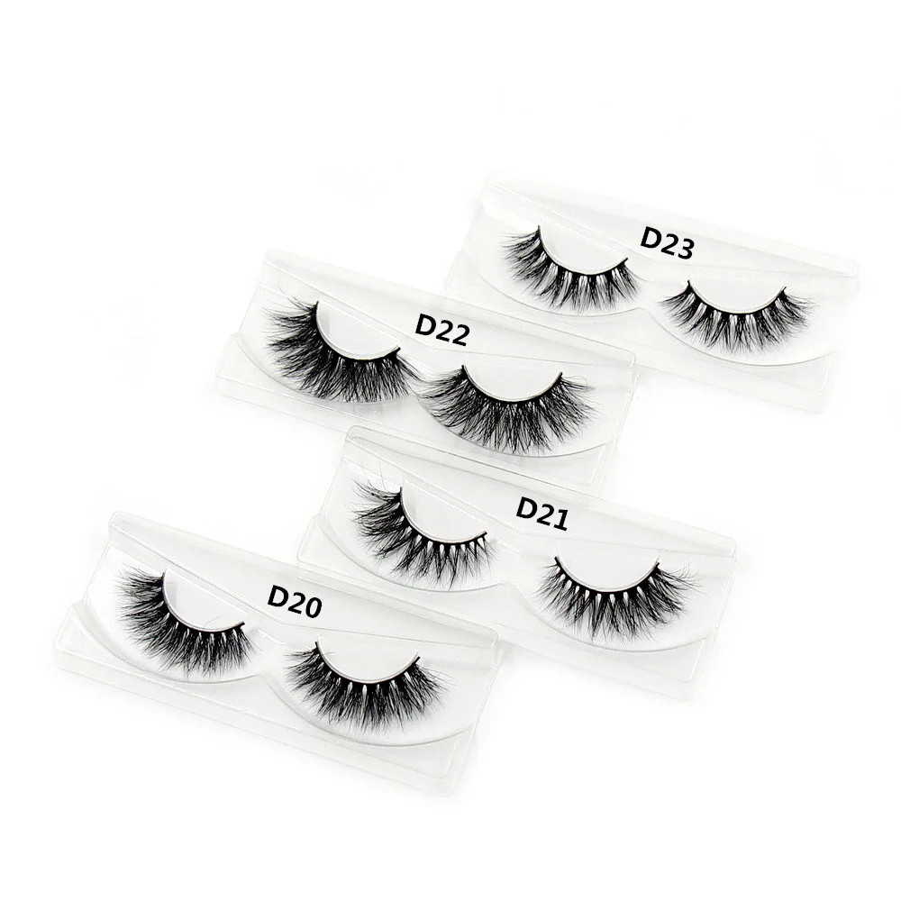 LEHUAMAO Mink Lashes 3D Mink False Eyelashes Long Lasting Lashes Natural Lightweight Mink Eyelashes Fluffy Dramatic Eye Makeup