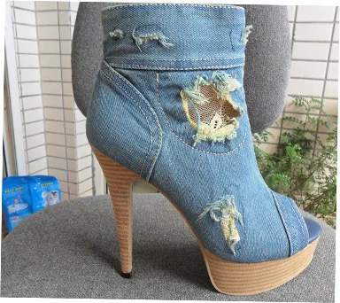 Г. модные женские сапоги до середины колена пикантная обувь на высоком каблуке с вырезами в стиле пэчворк демисезонные сапоги на платформе