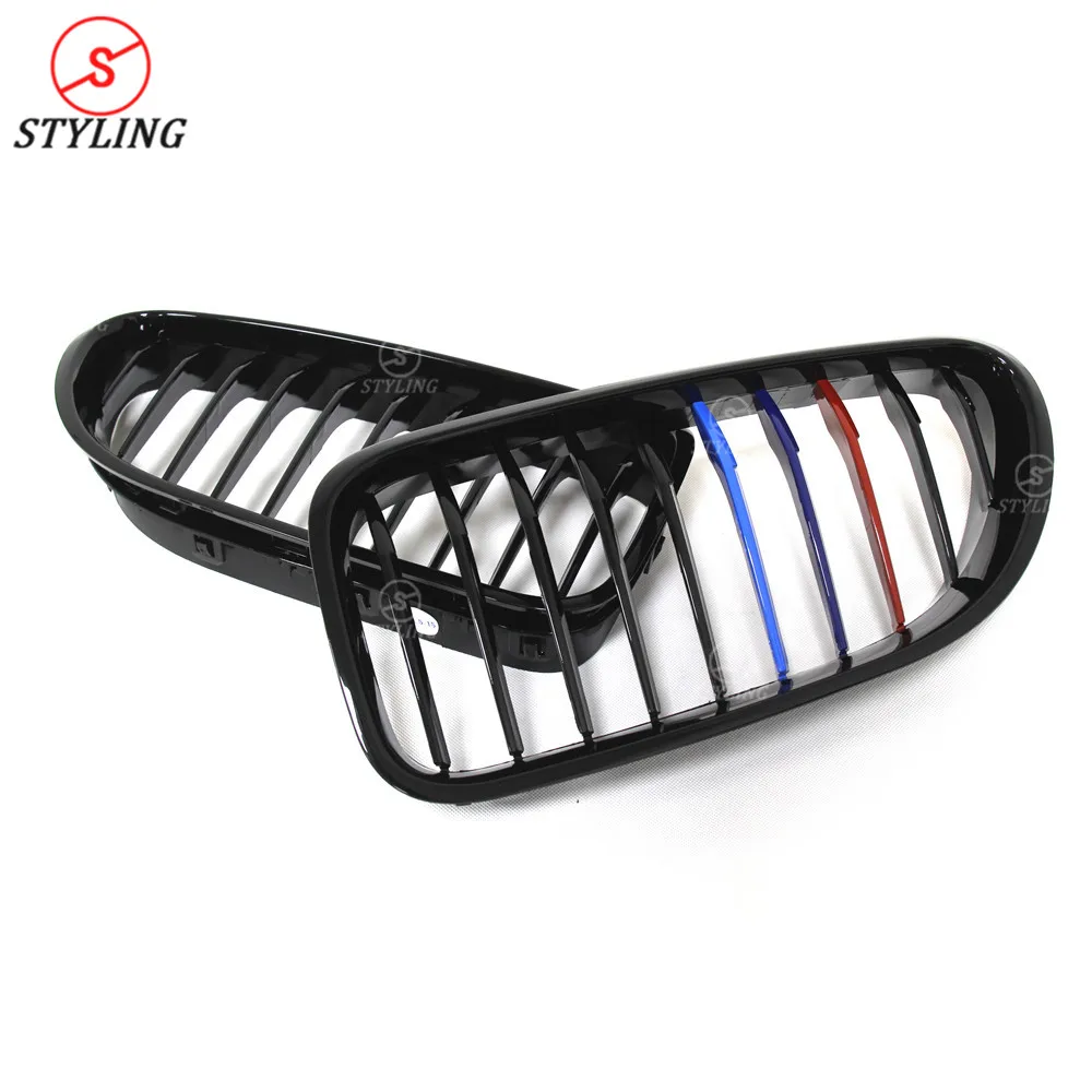 Решетка ABS для BMW F06 F12 F13 640i & M6 передний бампер губ гоночная решетка глянцевый