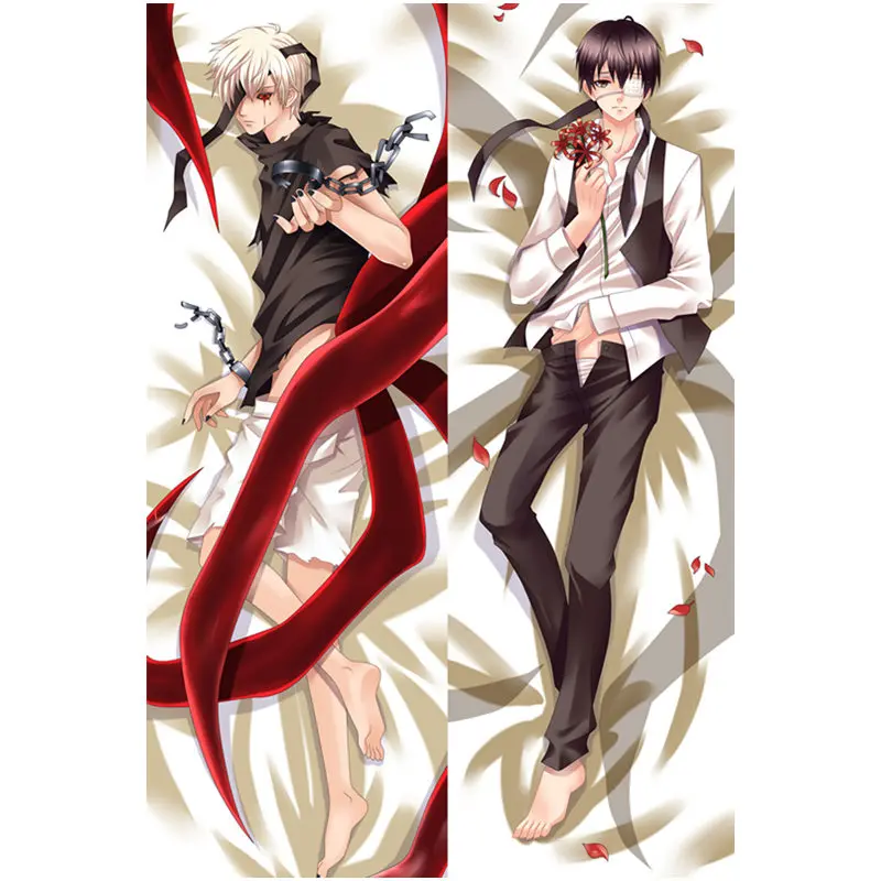 Аниме Токийский вурдалак наволочки kaneki ken маска Touka Dakimakura Чехол cool boy 3D двустороннее постельное белье обнимающий тело Чехол для подушки