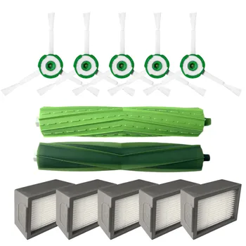 

NEW Portable Durable Automatic Protection Side Brush&Hepa Filters&Bristle Brush for iRobot Roomba i7 i7+/i7 Plus E5 E6 E7 Home