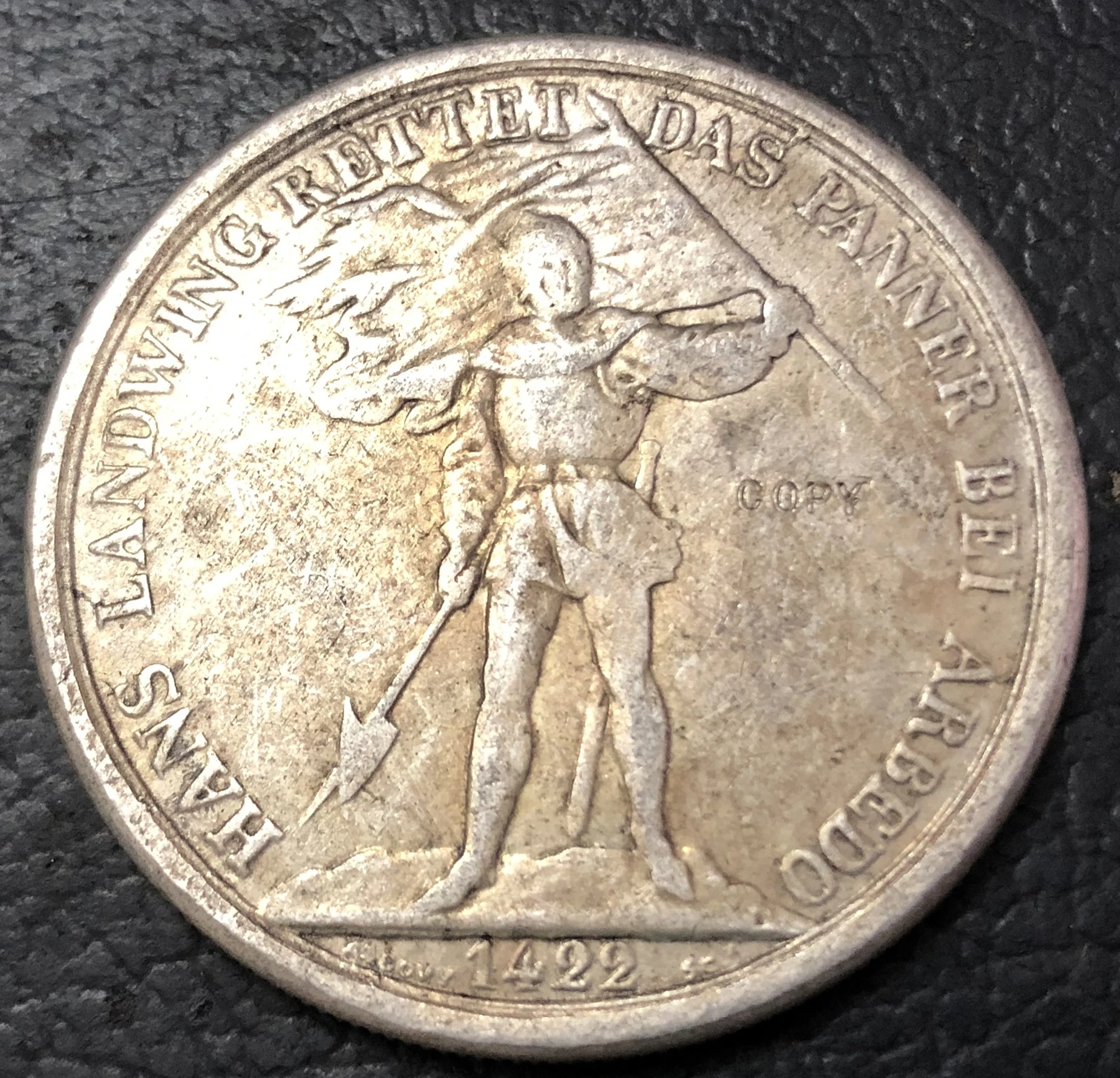 1869 Швейцария 5 франкена-фестиваль съемки монета высокое качество копия | Дом и сад
