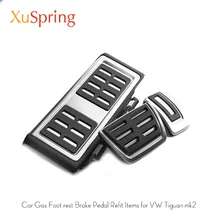 Для VW Tiguan MK2 на MT ремонт педаль акселератора пластина сцепления дроссельная заслонка для ног Педаль подножка стайлинга автомобилей