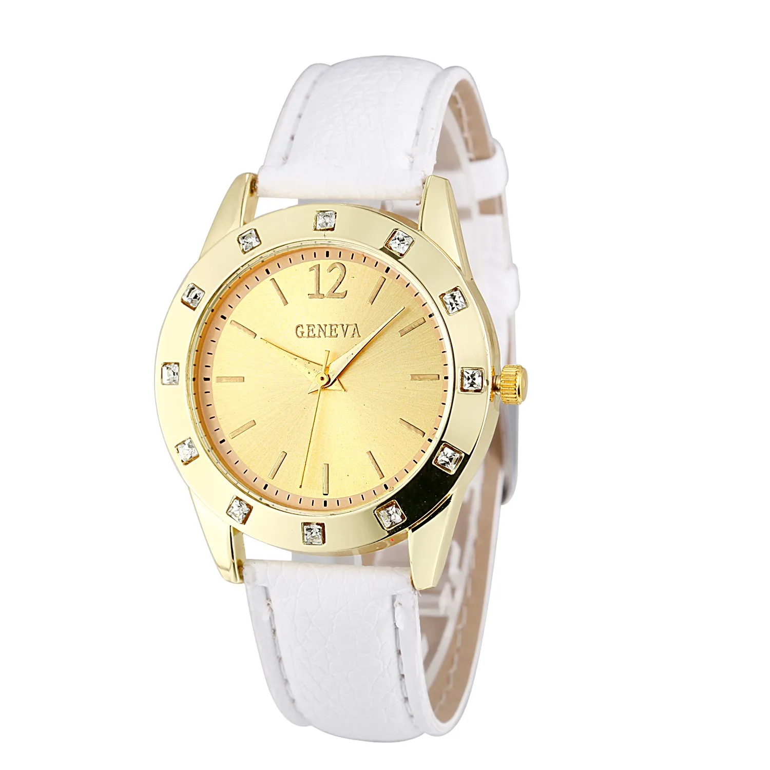 Для женщин часы Reloj Mujer 2018 Женева римскими цифрами Искусственная кожа аналоговые кварцевые наручные часы Для женщин s часы лучший бренд