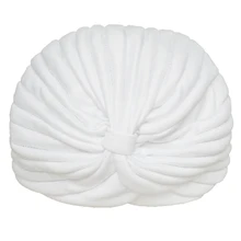 Женская накидка шляпа Эластичный Тюрбан головной убор шляпа для йоги Кепка белая