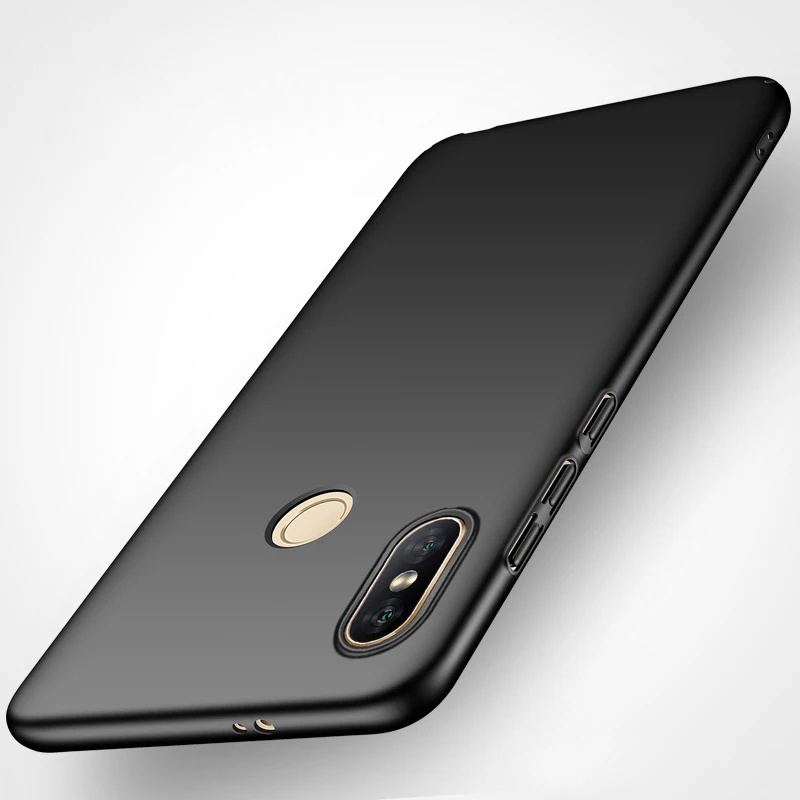 

Slim Matte Hard Phone Case for Xiaomi Redmi Note 5 6 Pro Ultra-thin 360 Full PC Cover for Redmi 4X 5 plus 6A Cases Black Gold