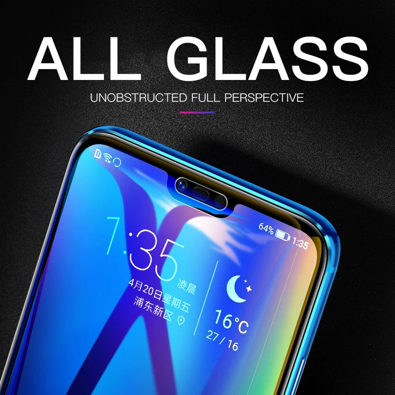Защитное стекло Закаленное 10D для Huawei Honor 10/9/8 Lite/Huawei Mate 20 Lite Pro|Защитные стёкла и