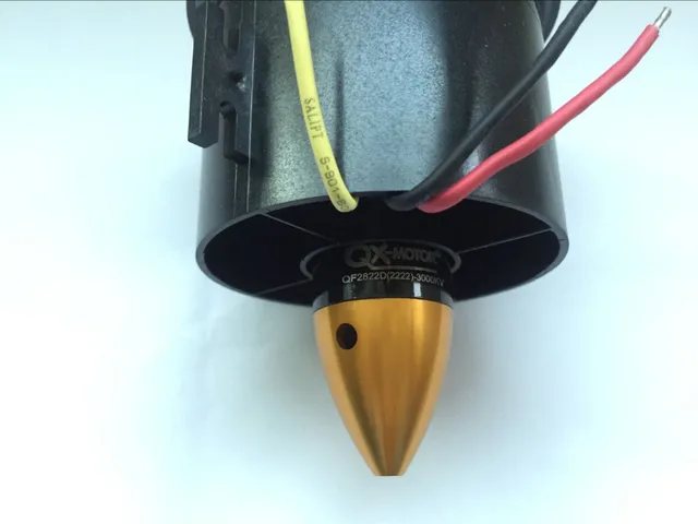 Moteur Ventilateur Canalisé QXMotor 30mm - EDF 6 Pales, Moteur Sans Balais 6000KV Pour Avion RC - Puissance 160W, 2-4S Lipo