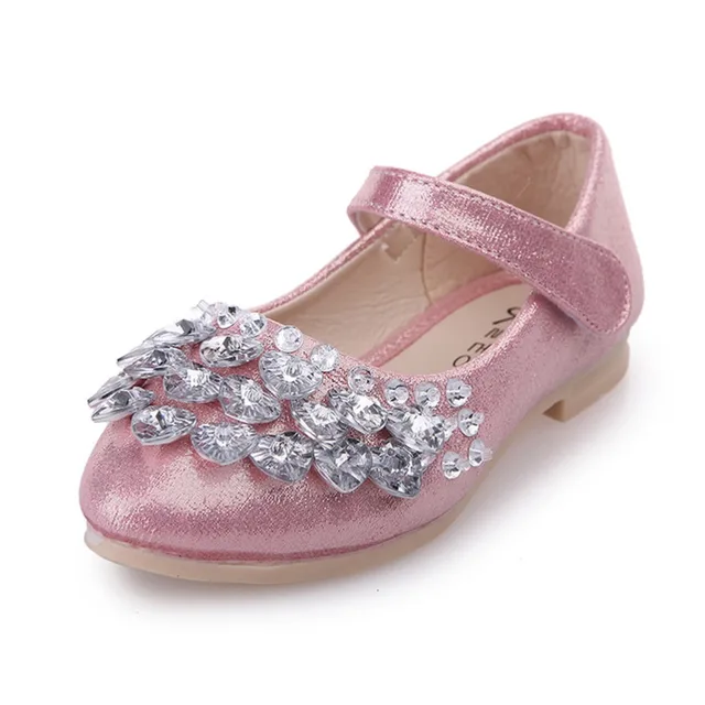 Aliexpress.com : Buy Girl shoes rhinestone shoes heart shaped crystal ...