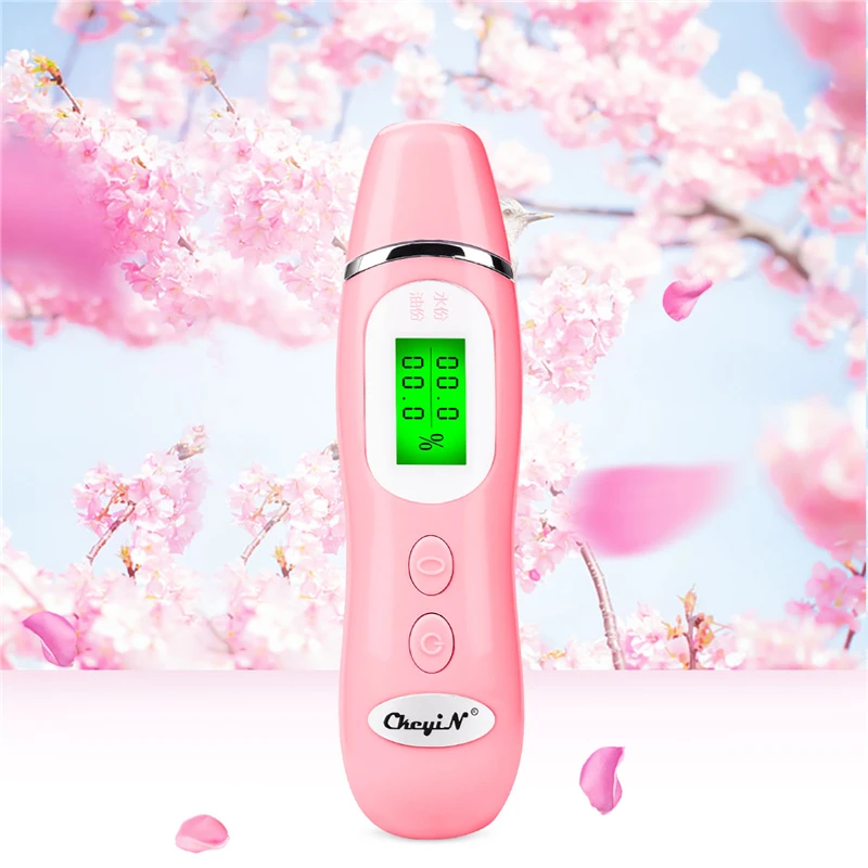 

High-precision LCD Display Facial Body Skin Face Digital Moisture Oil Content Analyzer Monitor Tester Fluorescence Detector 45