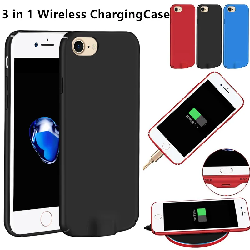 imágenes para 3 en 1 Multi Qi de Carga Inalámbrica Receptor Ultra delgado Iluminación interfaz para el iphone 6 6 S 7 Potencia de Carga Directa de Nuevo cubierta imágenes para 3 en 1 Multi Qi de Carga Inalámbrica Receptor Ultra delgado Iluminación interfaz para el iphone 6 6 S 7 Potencia de Carga Directa de Nuevo cubierta