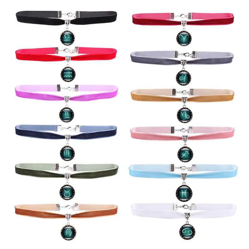 

flannelette necklaces pendants for sublimation thermal transfer women jewelry wholesale 12colours 18MM