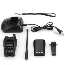 Baofeng UV-B6 WalkieTalkie 5 Вт 99CH UHF+ VHF HF радиоприемник приемопередатчика приемопередатчик портативный двухстороннее радио отправить наушник в подарок
