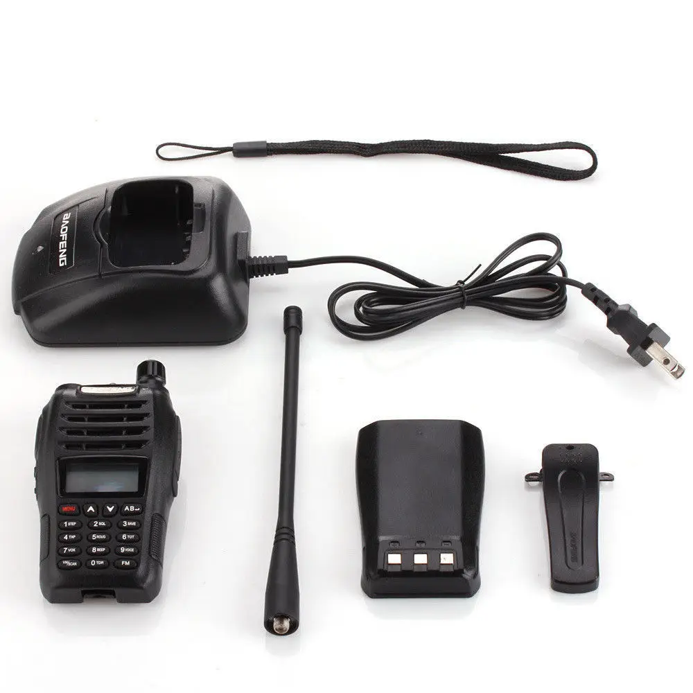 

Baofeng UV-B6 WalkieTalkie 5W 99CH UHF+VHF HF Transceiver Ham Radio Transceiver Portable Two Way Radio Send Earpice As Gift